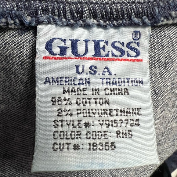 Guess, Cross-Back Denim Dress - Picture 6 of 14